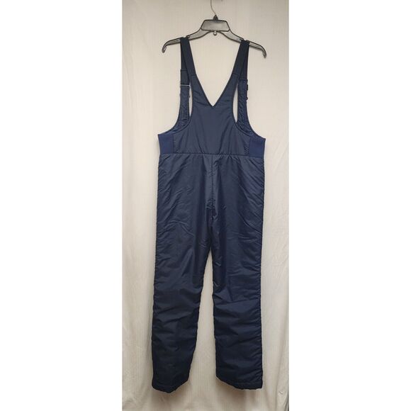 Beaver Creek Bib Overall Pants Mens Medium Navy Blue Nylon Snow Ski Coveralls - Picture 2 of 5